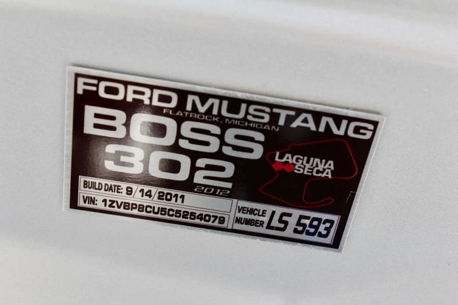 2012 Ford S197 Mustang Boss 302 - Image 10 of 12