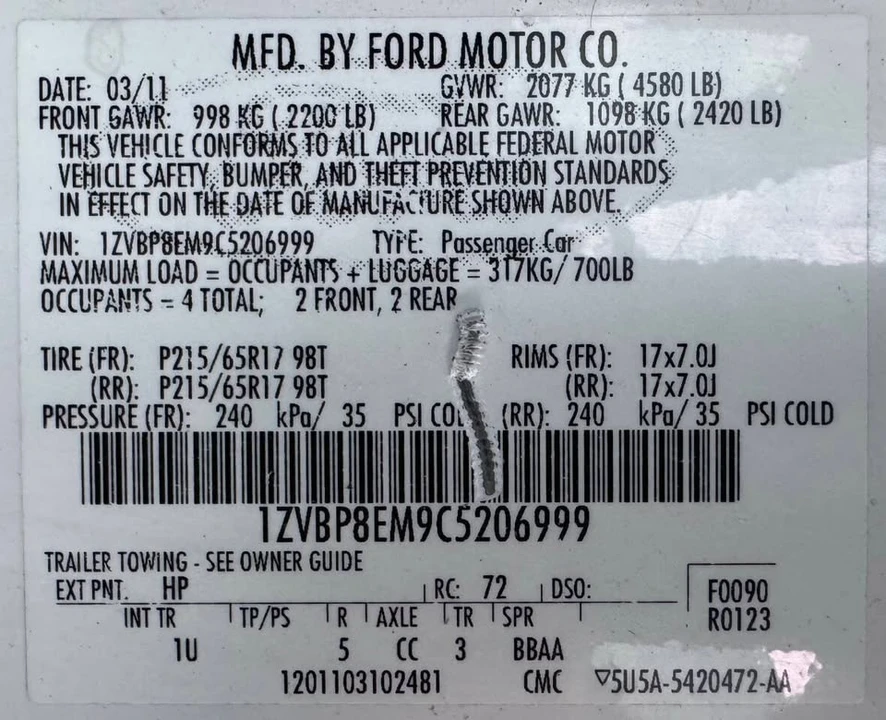 2012 Ford S197 Mustang - Image 20 of 20