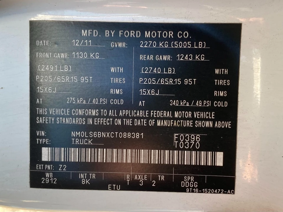 2012 Ford Transit Connect - Image 18 of 20