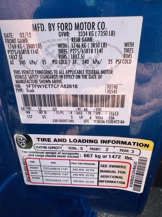 2012 Ford F-150 12th Gen - Image 7 of 13