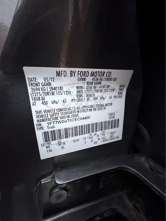 2012 Ford Super Duty 3rd Gen - Image 17 of 17