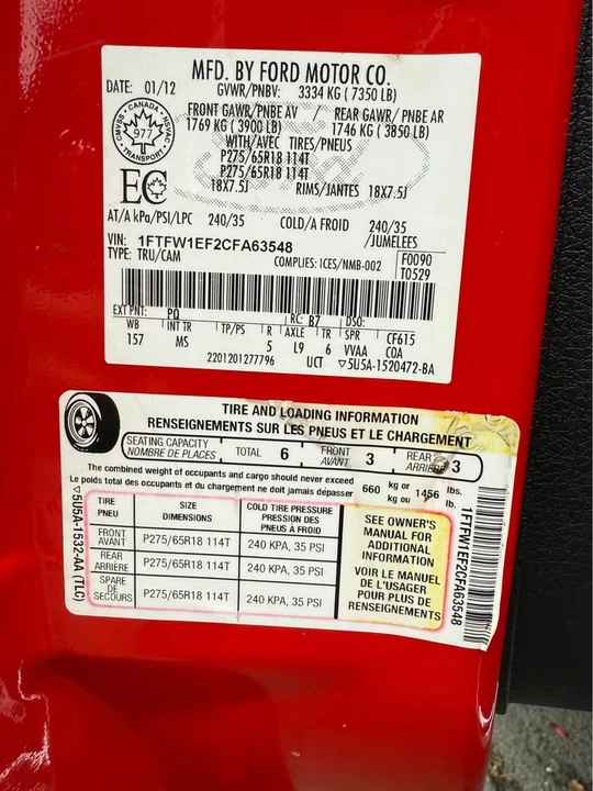 2012 Ford F-150 12th Gen - Image 19 of 19