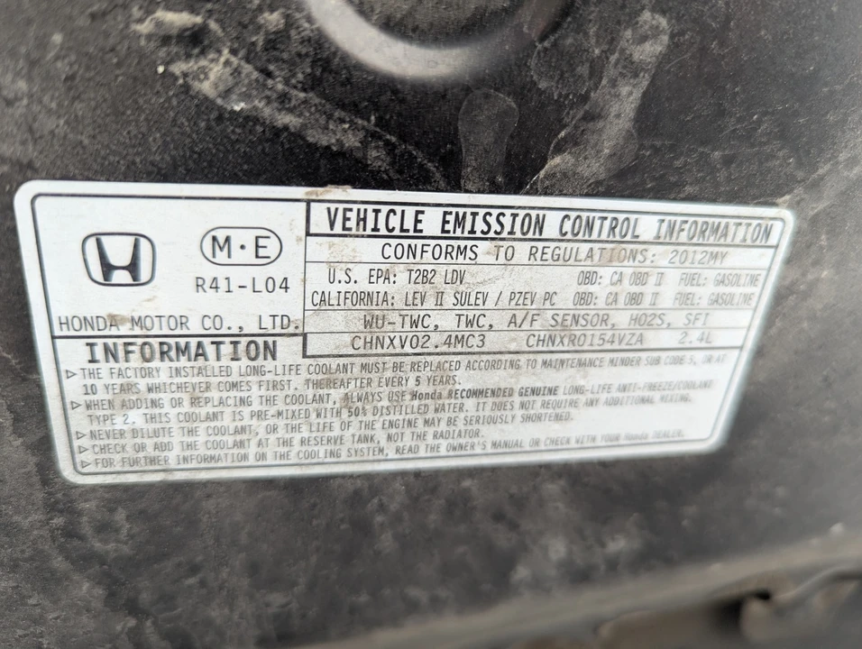 2012 Honda Accord 8th Gen - Image 11 of 11