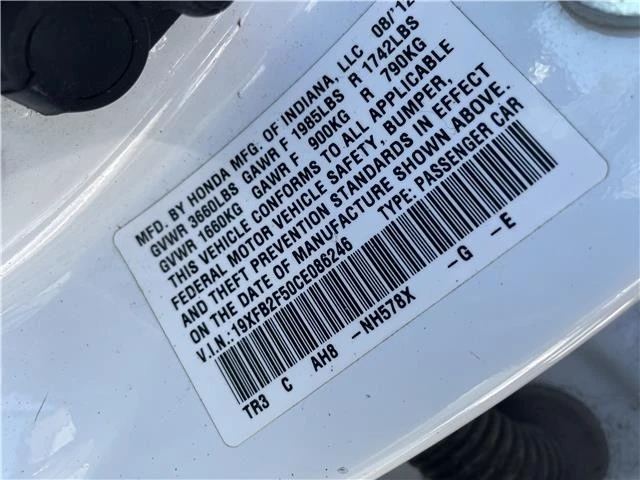 2012 Honda Civic 9th Gen - Image 2 of 21