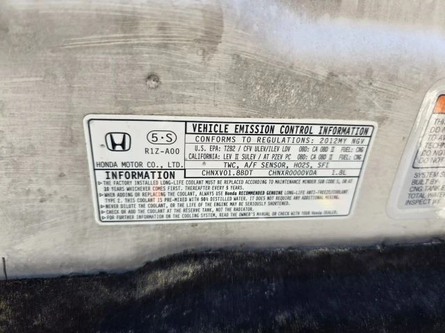 2012 Honda Civic 9th Gen - Image 10 of 21