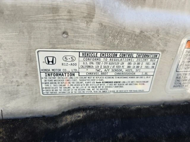 2012 Honda Civic 9th Gen - Image 10 of 21