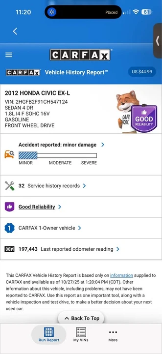 2012 Honda Civic 9th Gen - Image 12 of 12