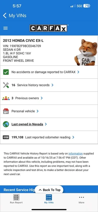 2012 Honda Civic 9th Gen - Image 14 of 15