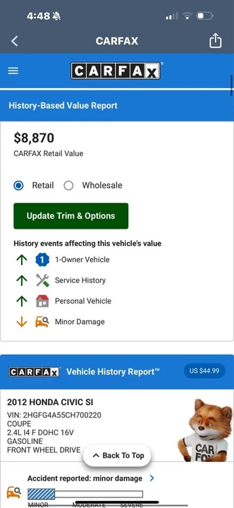 2012 Honda Civic Si 9th Gen - Image 13 of 14
