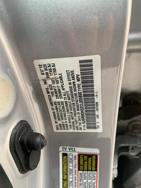 2012 Honda CR-V 4th Gen - Image 18 of 20