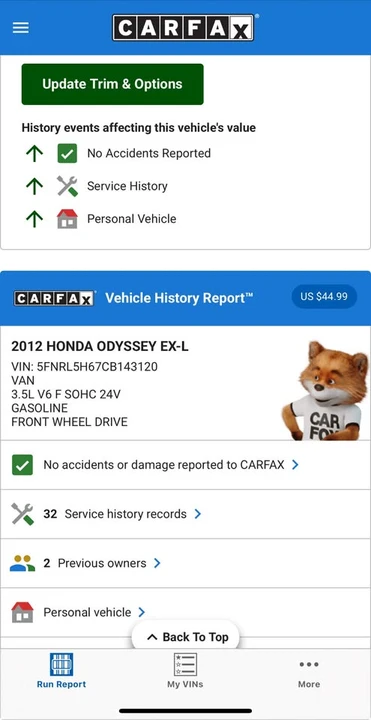 2012 Honda Odyssey - Image 5 of 20