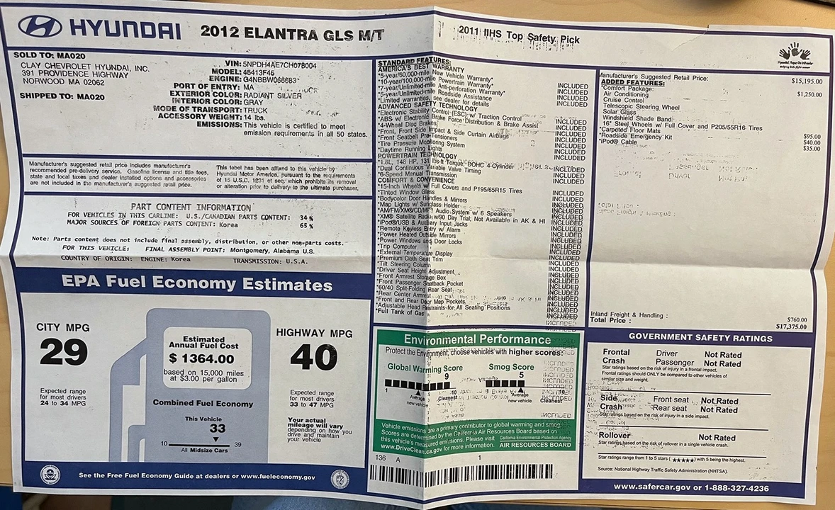 2012 Hyundai Elantra - Image 18 of 18