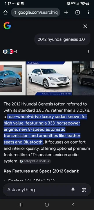 2012 Hyundai Genesis - Image 10 of 13