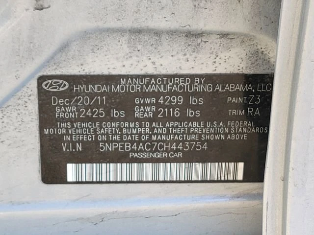 2012 Hyundai Sonata - Image 14 of 15
