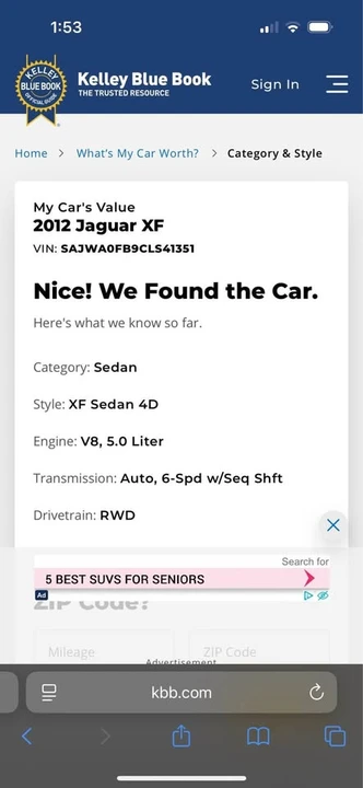 2012 Jaguar X250 XF - Image 8 of 11
