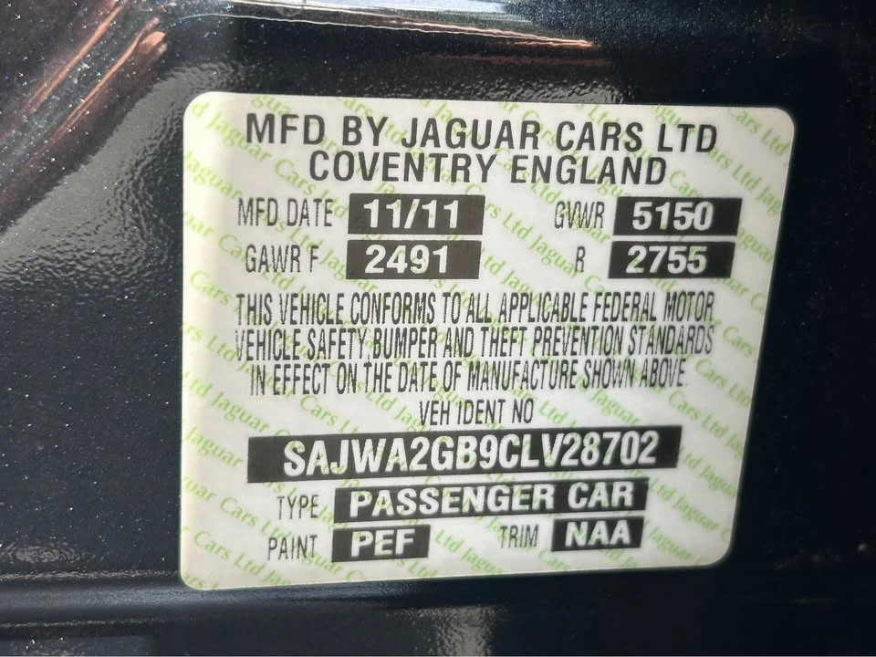 2012 Jaguar X351 XJ - Image 15 of 20