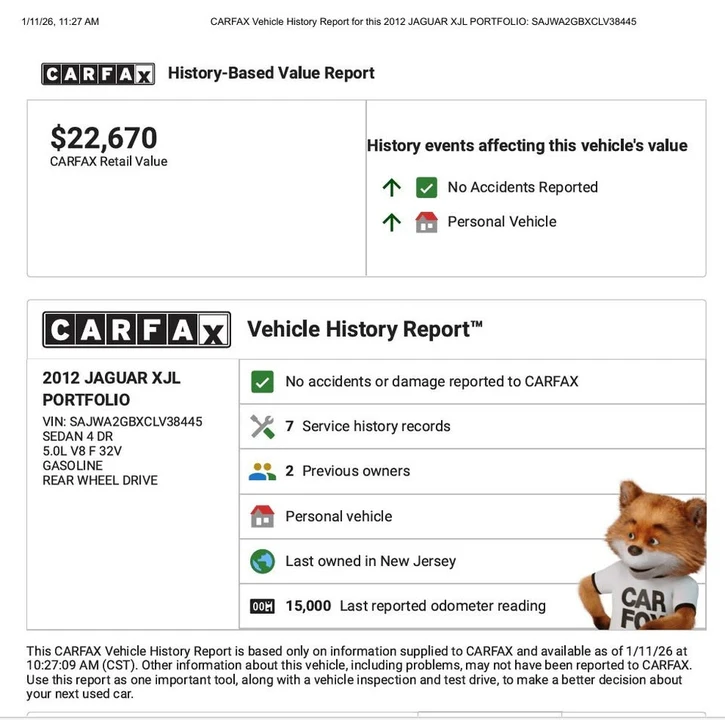 2012 Jaguar X351 XJ - Image 2 of 14