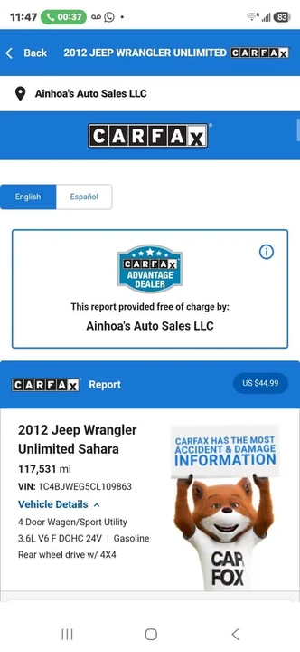2012 Jeep JK Wrangler - Image 4 of 20