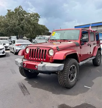 2012 Jeep Wrangler Unlimited Sahara Sport Utility 4D
