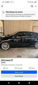2012 Lexus CT 200h Hatchback 4D