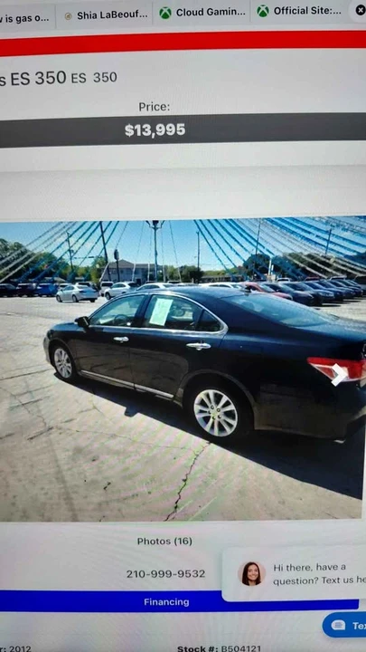 2012 Lexus ES 5th Gen - Image 2 of 5