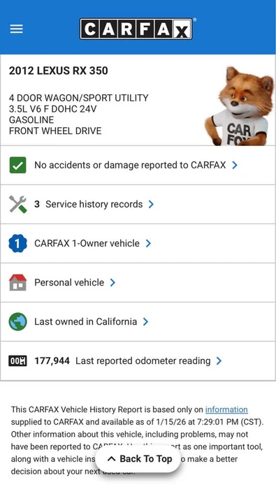 2012 Lexus RX 3rd Gen - Image 19 of 19