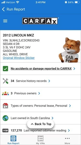 2012 Lincoln MKZ - Image 18 of 21