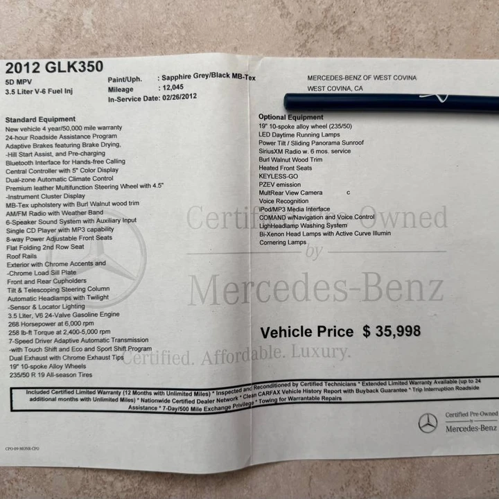 2012 Mercedes-Benz GLK-Class - Image 16 of 16