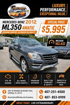 2012 Mercedes-Benz ML350 4MATIC
