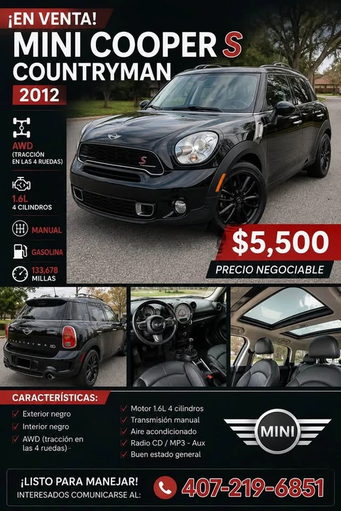 2012 Mini Countryman 1st Gen - Image 11 of 11