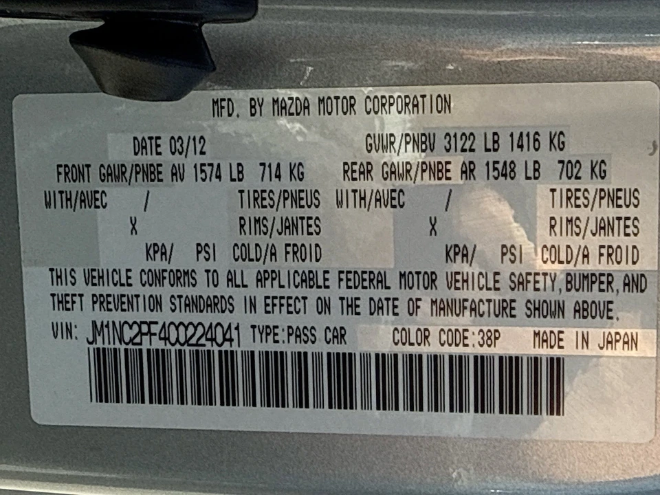 2012 Mazda NC MX-5 Miata - Image 30 of 31