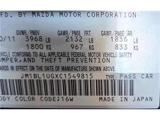 2012 Mazda Mazda 3 2nd Gen - Image 9 of 9