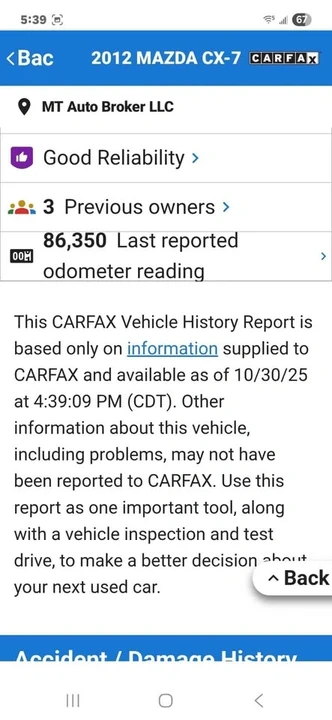 2012 Mazda CX-7 - Image 18 of 20
