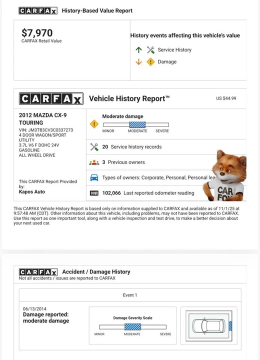 2012 Mazda CX-9 - Image 16 of 16