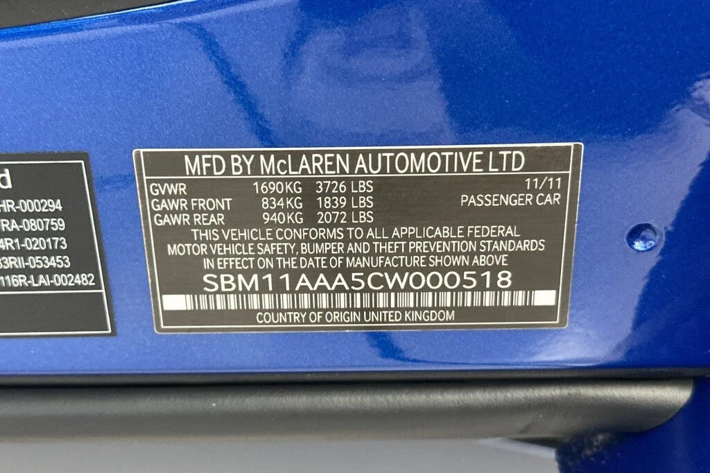 2012 McLaren MP4-12C - Image 22 of 22