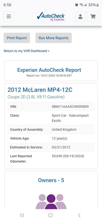 2012 McLaren MP4-12C - Image 19 of 19