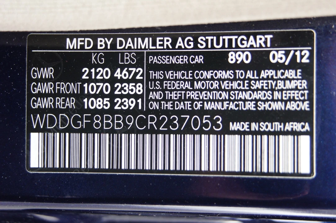 2012 Mercedes-Benz W204 C-Class - Image 20 of 20