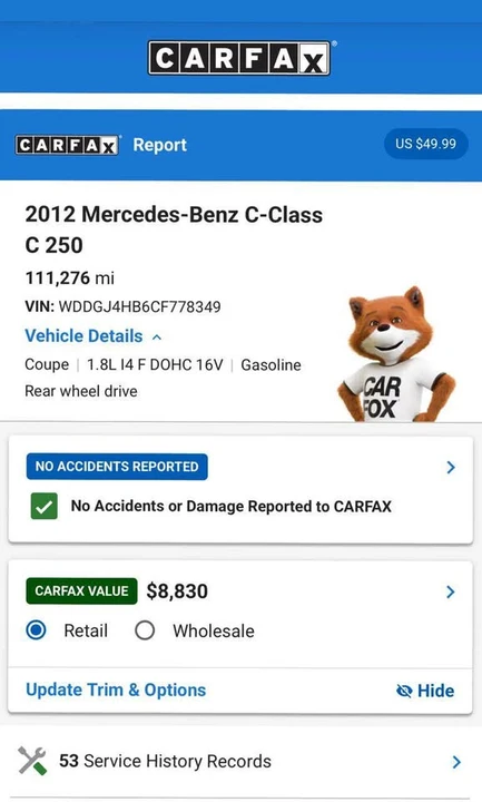 2012 Mercedes-Benz W204 C-Class - Image 12 of 12