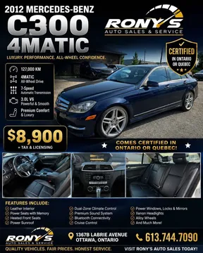 2012 Mercedes-Benz C300 4MATIC