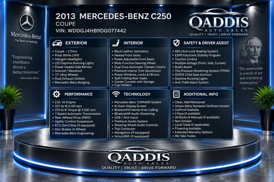 2012 Mercedes-Benz W204 C-Class - Image 10 of 10