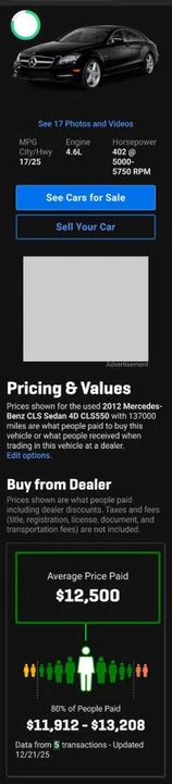 2012 Mercedes-Benz C218 CLS-Class - Image 13 of 13