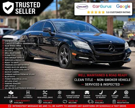 2012 Mercedes-Benz CLS-Class 550 Coupe 4D