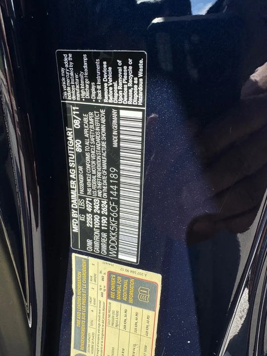 2012 Mercedes-Benz W212 E-Class - Image 12 of 21