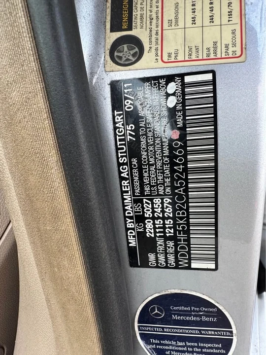 2012 Mercedes-Benz W212 E-Class - Image 19 of 20