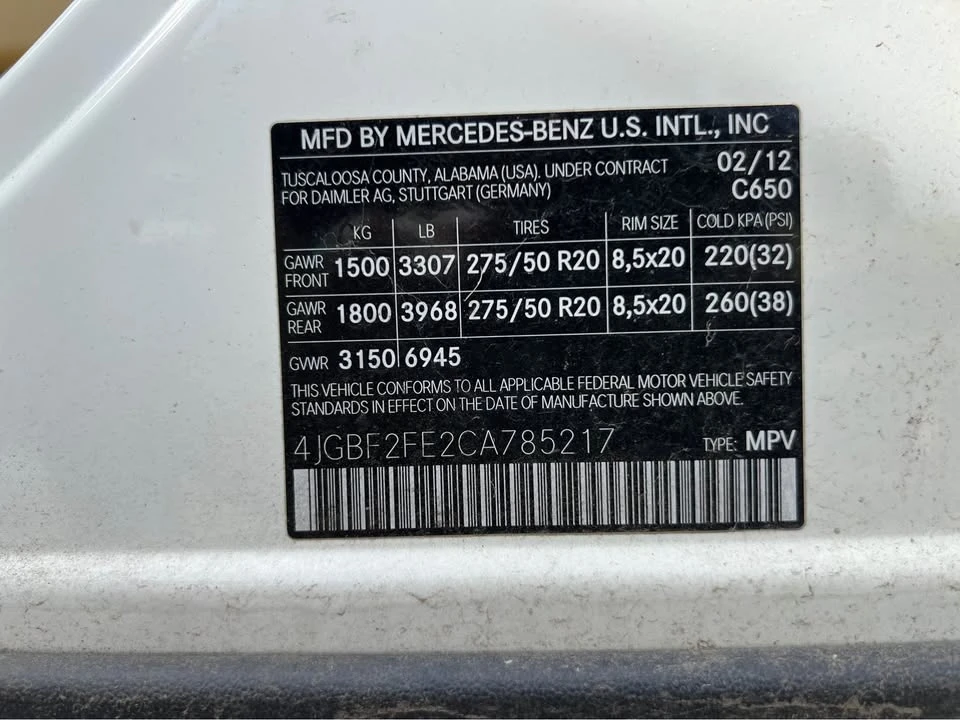 2012 Mercedes-Benz X164 GL-Class - Image 14 of 14