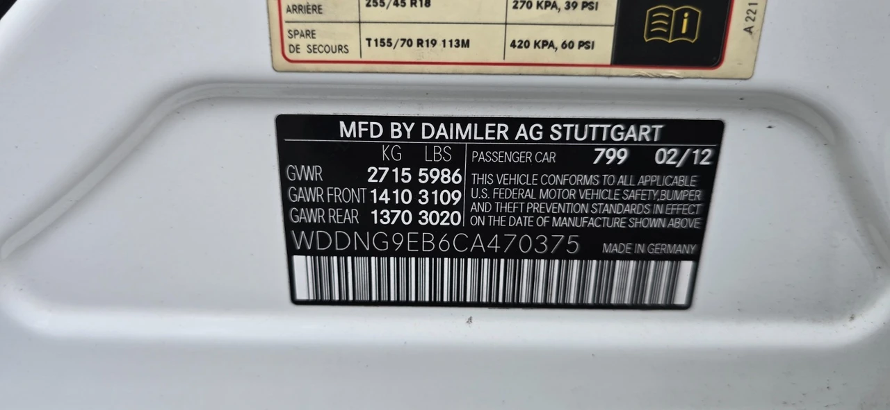 2012 Mercedes-Benz W221 S-Class - Image 19 of 20