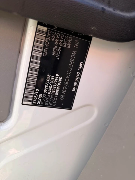 2012 Mercedes-Benz NCV3 Sprinter - Image 13 of 13