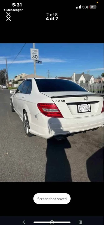 2012 Mercedes-Benz W204 C-Class - Image 2 of 6