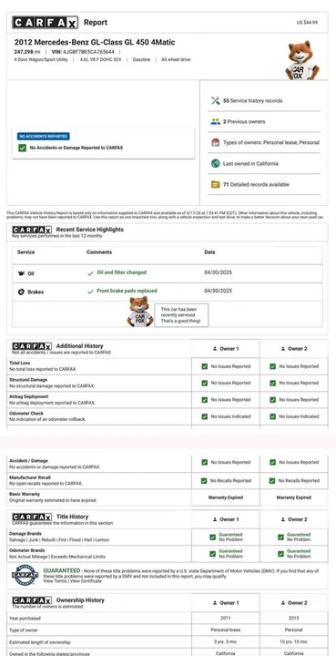 2012 Mercedes-Benz X164 GL-Class - Image 17 of 17