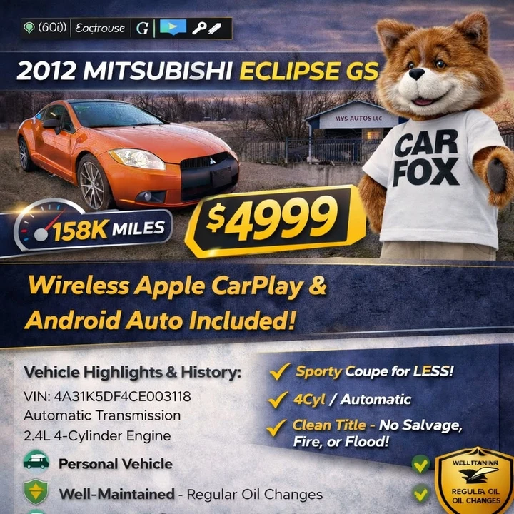2012 Mitsubishi Eclipse 4th Gen - Image 19 of 19